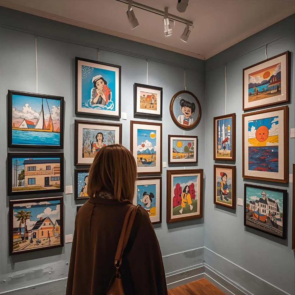 Cute Art Gallery Captions for Instagram