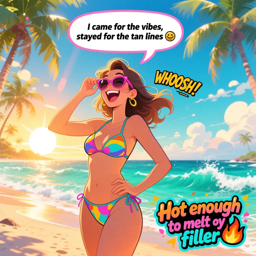 Funny Hot Bikini Captions for Instagram 