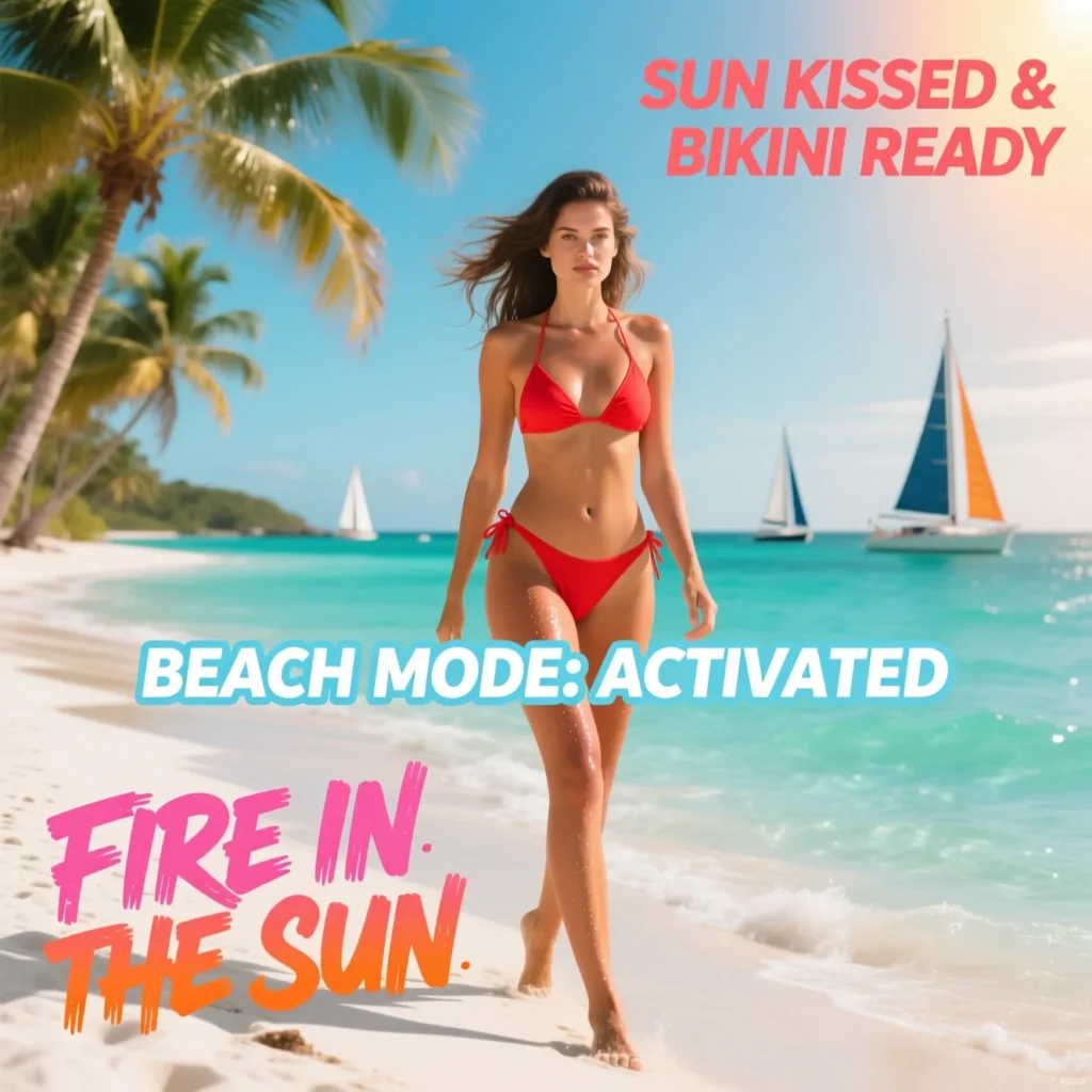 Short Hot Bikini Captions for Instagram