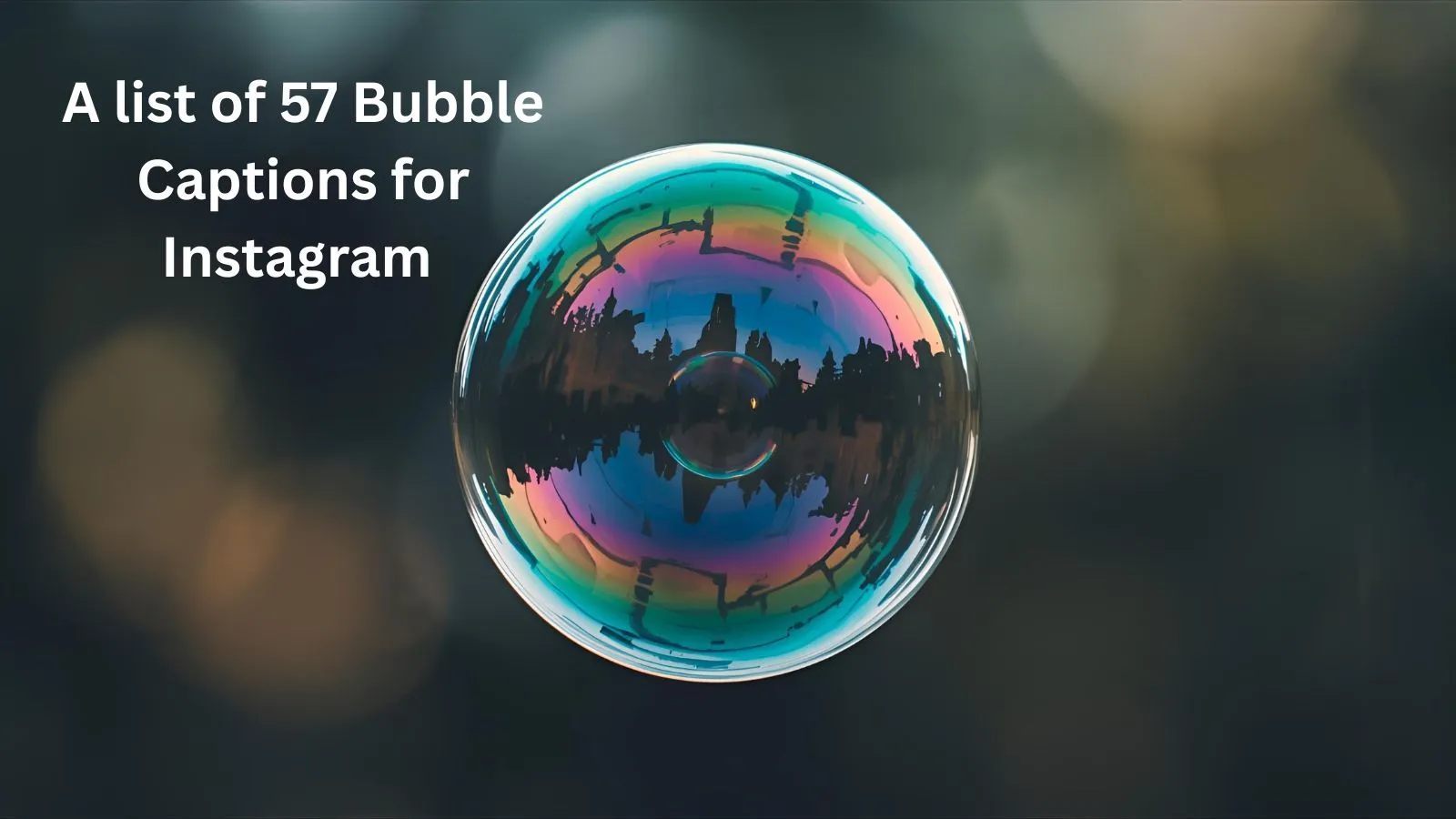 Bubble Captions for Instagram