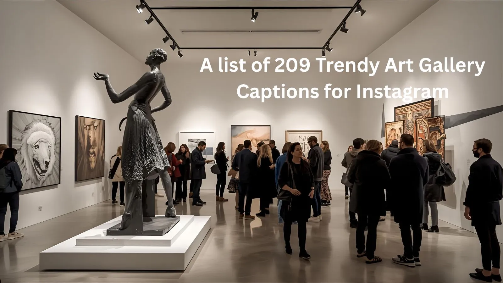 Trendy Art Gallery Captions for Instagram