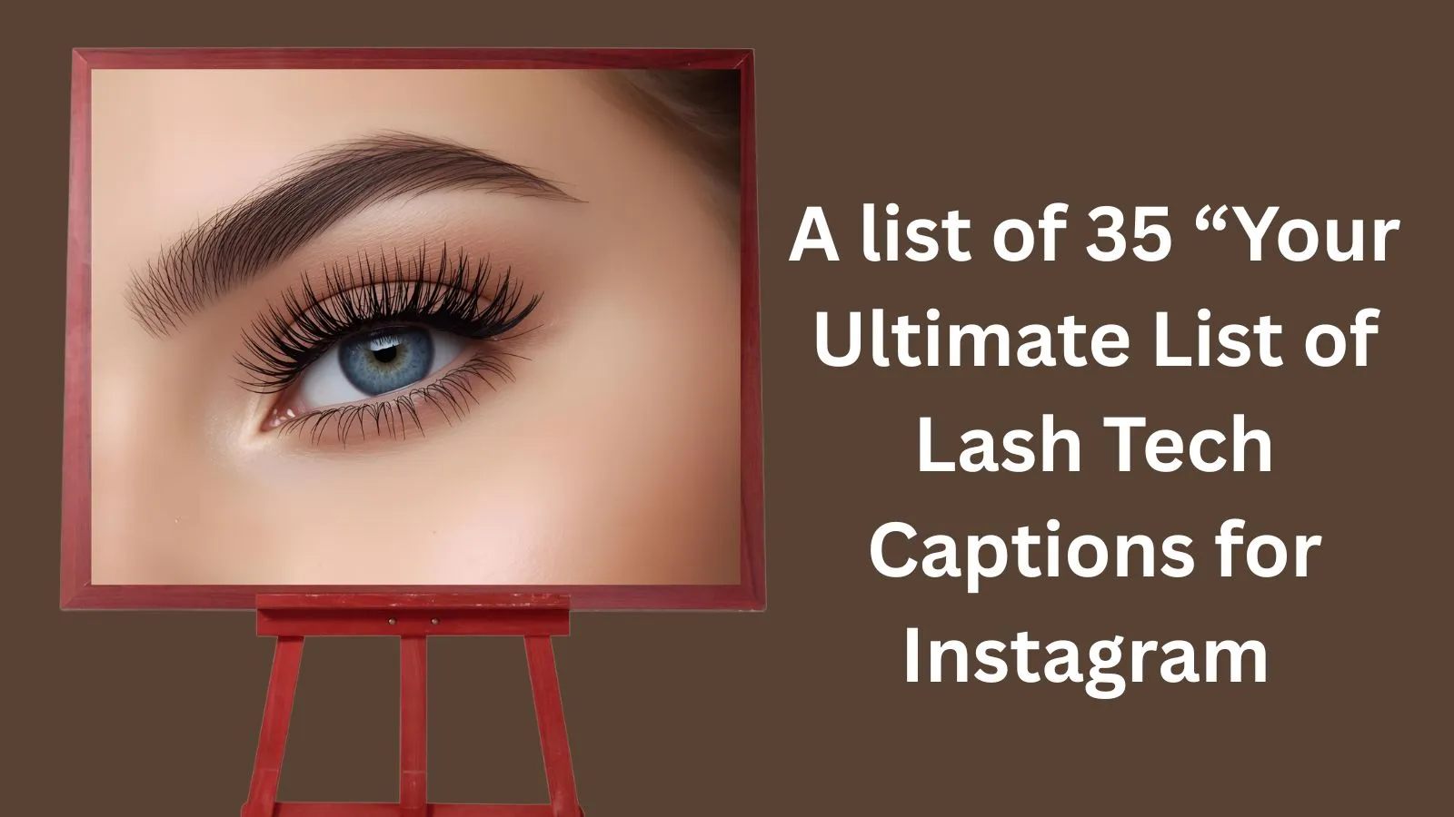 “Your Ultimate List of Lash Tech Captions for Instagram