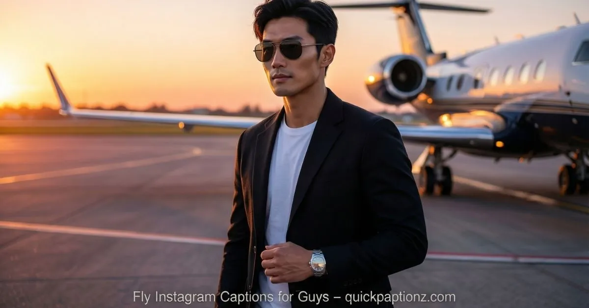 Fly Instagram Captions for Guys